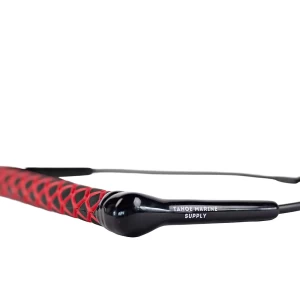 close up red handle dynema